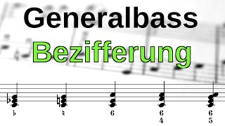 2 Generalbass Bezifferung [upl. by Atikkin]