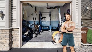 Awesome Budget CrossFit Garage Gym Walkthrough [upl. by Waine]