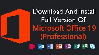 How To Download And Install Microsoft Office 2019 Professional Plus  32 amp 64 Bit PC amp MAC [upl. by Auqinal]