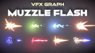 Unity VFX Graph  Muzzle Flash Effect Tutorial [upl. by Galanti]