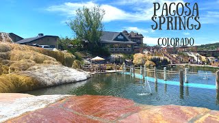 The Springs Resort amp Spa in Pagosa Springs Colorado  Deepest Geothermal Hot Spring [upl. by Ynnod]