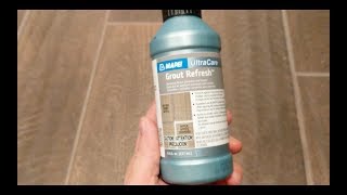 How to Use Grout Stain I Grout Renew I Grout Refresh [upl. by Toiboid211]