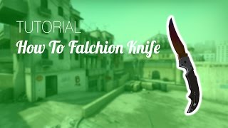 Falchion Knife Animation  Tutorial  CSGO [upl. by Breen109]