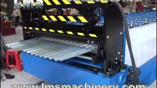 CORRUGATED SHEET ROOF ROLL FORMING MACHINE [upl. by Herculie]