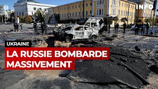 Ukraine  la Russie bombarde massivement  JT RTBF [upl. by Lennad608]