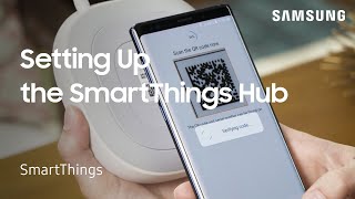 How to set up Samsung SmartThings Hub  Samsung US [upl. by Ailana]