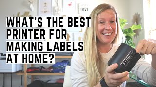 How I Print My Labels At Home  Whats The Best Printer Inkjet vs Laser and Avery Labels [upl. by Ykvir657]