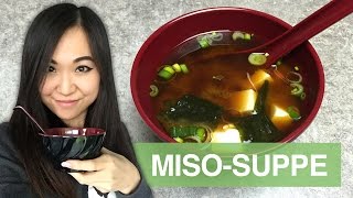 REZEPT Misosuppe selber machen  dunkles Miso [upl. by Asylla508]