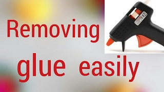 How to remove hot glue quickly and easily [upl. by Reba]