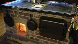 Walker Wood Fired Masonry Cookstove and Oven Introduction and Overview [upl. by Robson]