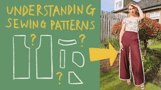 How to understand sewing patterns for beginners [upl. by Lady]