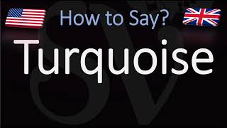 How to Pronounce Turquoise CORRECTLY [upl. by Veejar355]