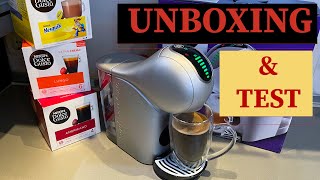 NESCAFE DOLCE GUSTO KRUPS GENIO S TOUCH Coffee Machine  Unboxing and Test [upl. by Lorsung]