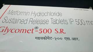 Glycomet 500 SR Tablet Review [upl. by Delcine622]