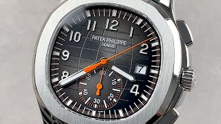 Patek Philippe Aquanaut Chronograph 5968A001 Patek Philippe Watch Review [upl. by Yellas102]