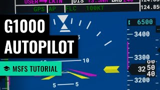 MSFS Autopilot basics in the Cessna 172 G1000  Microsoft Flight Simulator [upl. by Neff152]