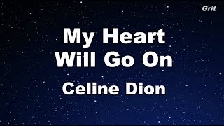 My Heart Will Go On  Celine Dion Karaoke【With Guide Melody】 [upl. by Ezra]