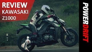 Kawasaki Z1000  Review  PowerDrift [upl. by Hairas]