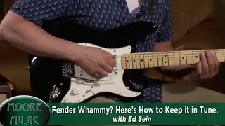 Fender Whammy Heres How to Keep it in Tune [upl. by Gloriane]