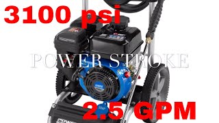 The Power Stroke 3100 PSI Gas Pressure Washer 212cc OHV engine 25 GPM [upl. by Elleirda]