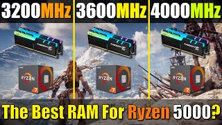 3200MHz vs 3600MHz vs 4000MHz  Best RAM for Ryzen 5000 [upl. by Ahsikahs942]