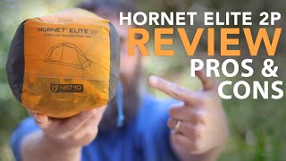 Nemo Hornet Elite 2p Ultralight Two Person Backpacking Tent Review  Pros and Cons  2021 [upl. by Weylin]