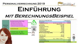 Einführung in die Personalverrechnung mit Berechnungsbeispiel [upl. by Boehmer137]