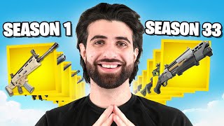 Ranking the BEST Weapon from EVERY Fortnite Season [upl. by Nuahsyt721]