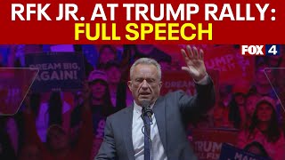 RFK Jr at MSG Trump Rally FULL SPEECH [upl. by Shem]