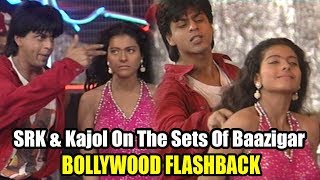 Shahrukh Khans FIRST INTERVIEW  Baazigar On Location With Kajol  Bollywood Flashback [upl. by Tatianas862]