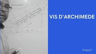 Video N°64 calcul dimensions vis archimede [upl. by Tnerb]