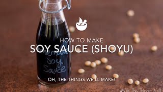 How to make Soy Sauce Homemade Shoyu [upl. by Oilerua697]