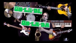 ObLaDi ObLaDa  Instrumental Cover  Guitar Bass Drums Sax Piano and Auxiliary [upl. by Danaher]