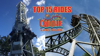 Top 15 Rides at Canobie Lake Park [upl. by Ferdie]