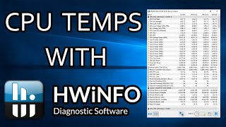 How to check CPU temperatures  HWiNFO [upl. by Dlorah427]