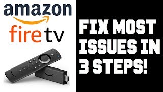 How To Fix Almost All Amazon Fire TV IssuesProblems in Just 3 Steps  Not Working Restart Update [upl. by Llerrehs276]