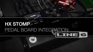 HX Stomp Pedal Board Integration  Line 6 [upl. by Oliy]