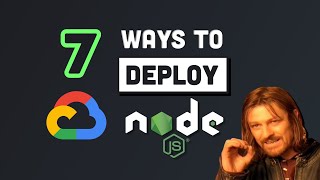 7 Ways to Deploy a Nodejs App [upl. by Pruchno]