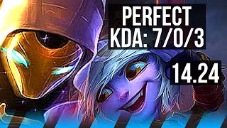 KASSADIN vs TRISTANA MID  703 Godlike  NA Master  1424 [upl. by Carlie]