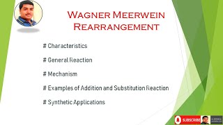 Wagner Meerwein Rearrangement Reaction [upl. by Danell]