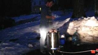 Turkey Deep Frying Disaster [upl. by Mikael965]