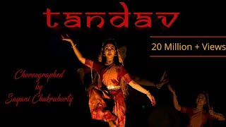 TANDAV  Choreography by Sayani Chakraborty Times music spiritual  Shankar Mahadevan [upl. by Anin]