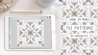 How to make Seamless Tile Patterns in Procreate [upl. by Anetsirhc]