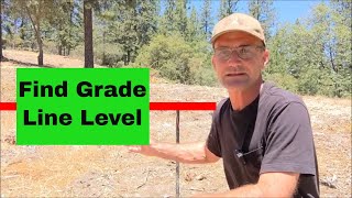 How to Use a Line Level to Calculate Grade Slope [upl. by Boycey546]