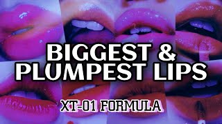 ☣️XT01 formula♛ Experimental BIGGEST amp PLUMPEST LIPS Subliminal [upl. by Aissert]