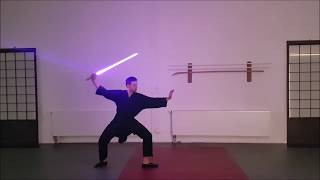 Lightsaber Form III Soresu  Basics [upl. by Revolc]