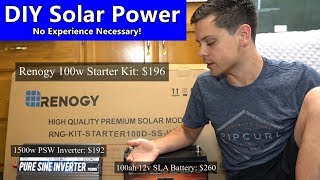 Build Your First Solar Power System Beginner Tutorial Easily Explained Budget Friendly [upl. by Nlycaj]