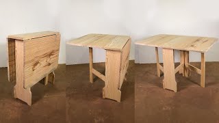 Mesa Extensible De Madera  Paso a Paso Tutorial de Carpintería [upl. by Edison359]