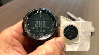 Suunto Core All Black Battery Repair How to Change [upl. by Mesics]