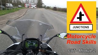 Junctions  CBT  Module 2 Test Motorcycle Road Skills [upl. by Ricca]